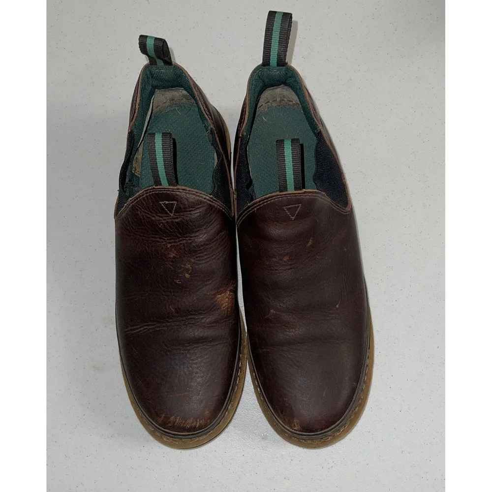 Georgia Giant Romeo Mens Brown Leather Slip On Work Shoes Boots G6274